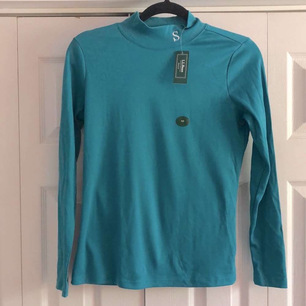 LLBean mock neck long sleeve